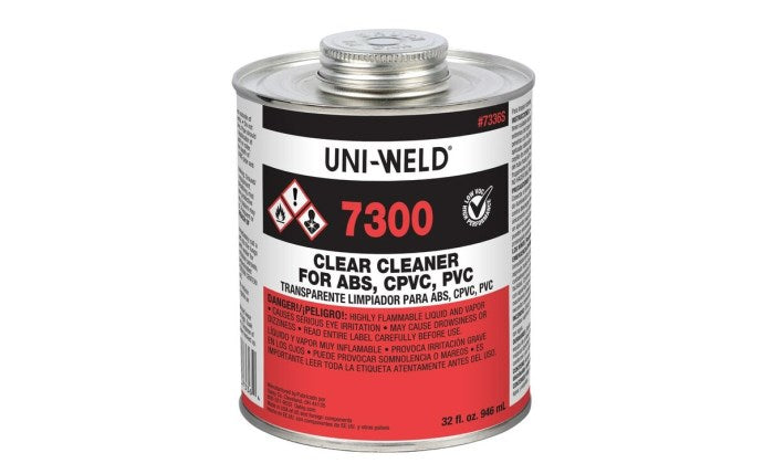 Oatey | 7336S | Uni-Weld 7300 All Purpose Clear Cleaner 32 oz