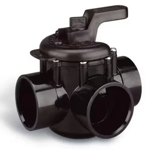 Pentair | 263028 | 3-Way PVC Valve – 2" Inside, 2.5" Slip Outside, Durable Pool Plumbing Control