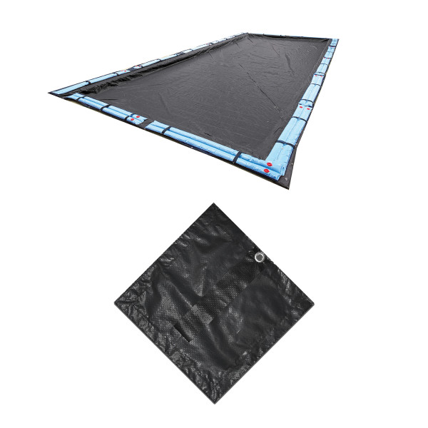 25' x 45' Arctic Armor Cover for 20' x 40' Rectangle Pool 10 Yr. Black