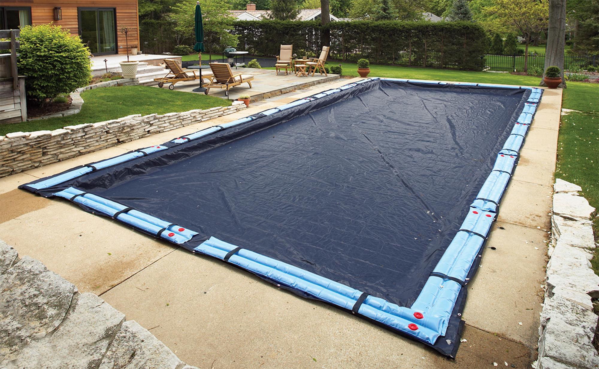 35' x 55' Artic Armor Winter Cover for 30' x 50' Rectangle Pool 8 Yr. Navy Blue