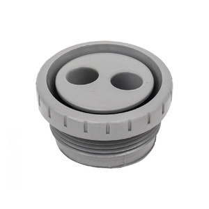 Waterway Gray 1.5" MPT Rotating Therapy Massage Jet Assembly, 212-9177
