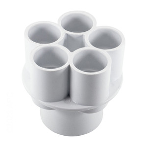 Waterway 5-Port End-Style Manifold 2" Slip x (5) 1" Slip, 672-4390