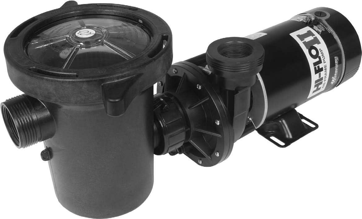 Waterway 1.5HP Hi-Flo 2-Speed (Twist Lock Cord) Above Ground Pool Pump