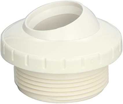 Waterway Plastics Eyeball Return Fitting, 1", White | 400-1410EB