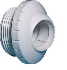 Waterway Plastics Eyeball Fitting, Threaded, White | 400-1410E