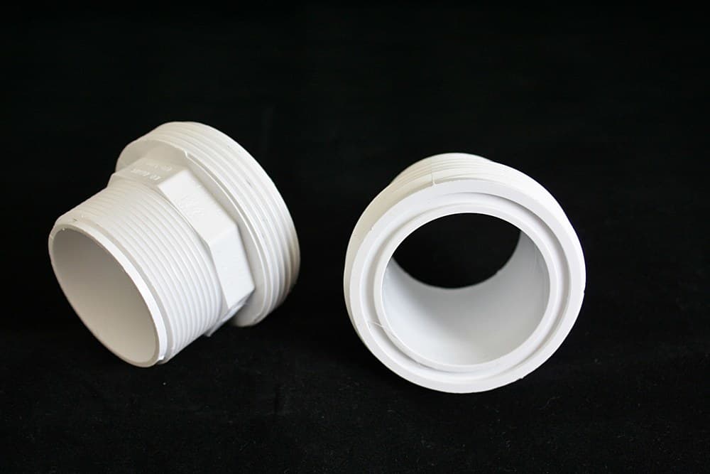 Waterway Plastics Tailpiece, 2" MPT, without O-Ring, for Split Nut | 417-5140