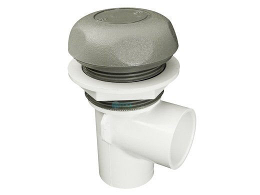 600-4367 Waterway1" On-Off Valve Gray