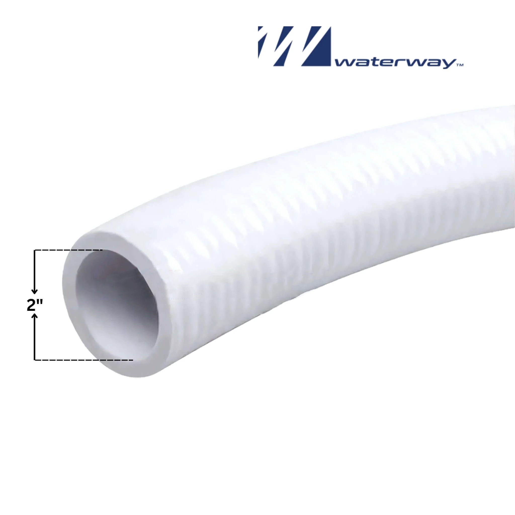Waterway 120-0150-60CP Flexible PVC Pipe - White, 5' Length, 2" DiameterWaterway 120-0150-60CP Flexible PVC Pipe - White, 5' Length, 2" Diameter