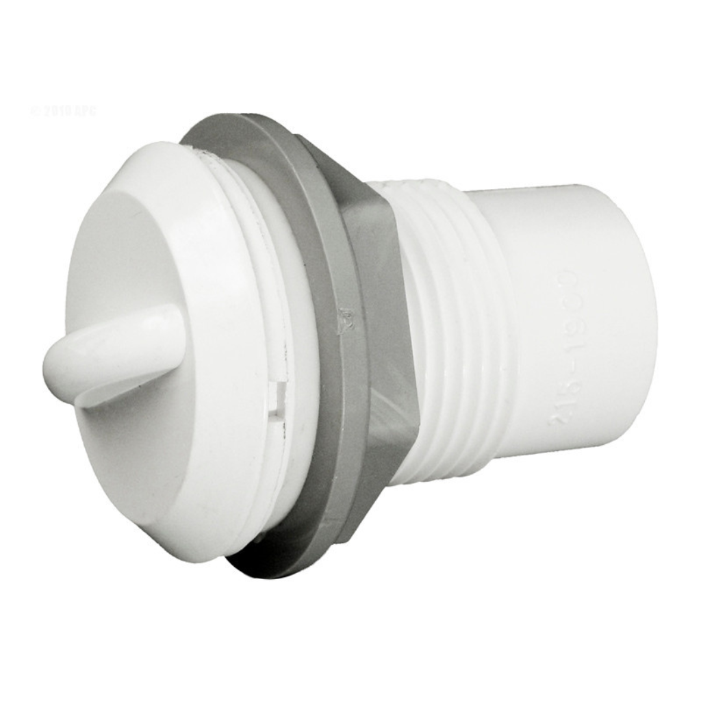 Waterway Plastics H-Style Air Control, 1/2", White | 660-3300