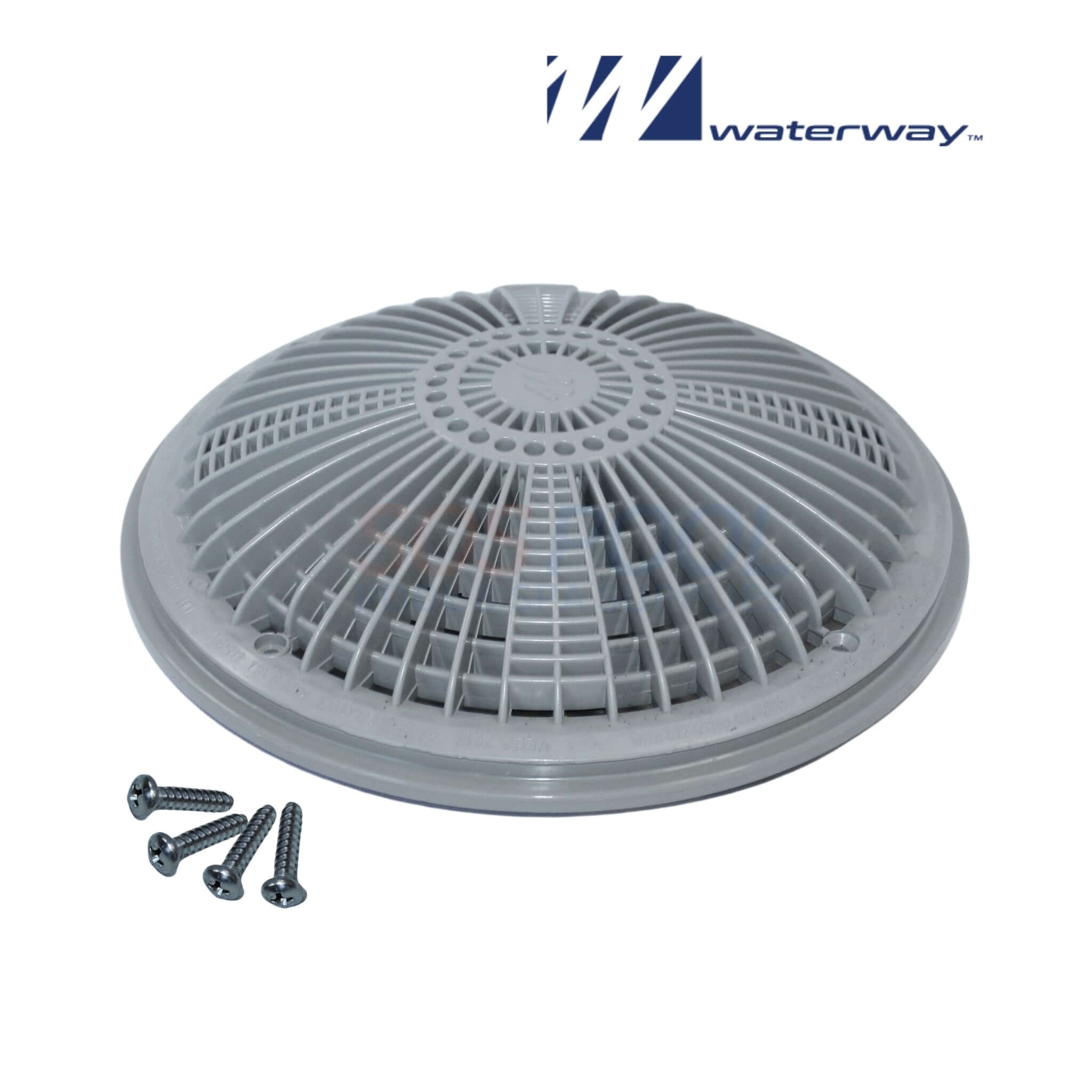 Waterway Tru Flo Round Drain Cover & Frame | 10" | Gray | 640-1907V
