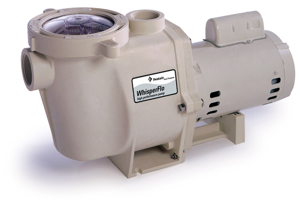 1 hp Pentair WhisperFlo Pump - Energy Efficient Two Speed Up-Rated