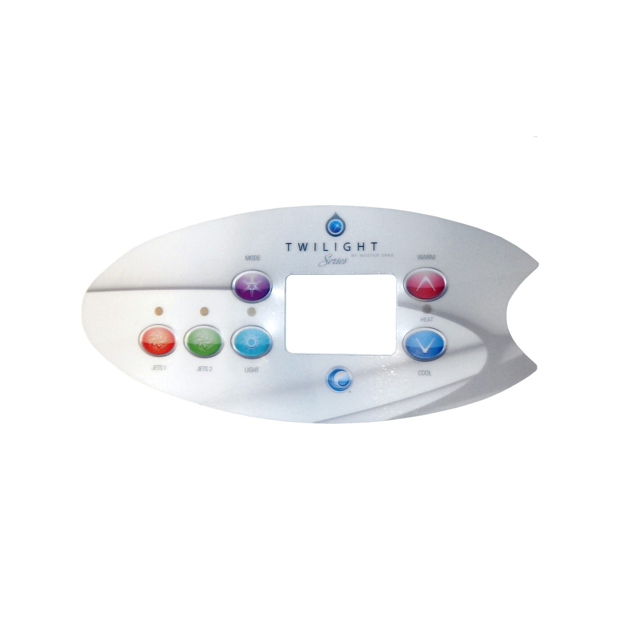 6 Button Master Spa Twilight Series Keypad Overlay X509043