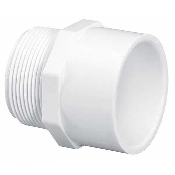 Westlake Pipe & Fittings | 436025 | 2.5" MPT x Slip SCH 40 Male Adapter