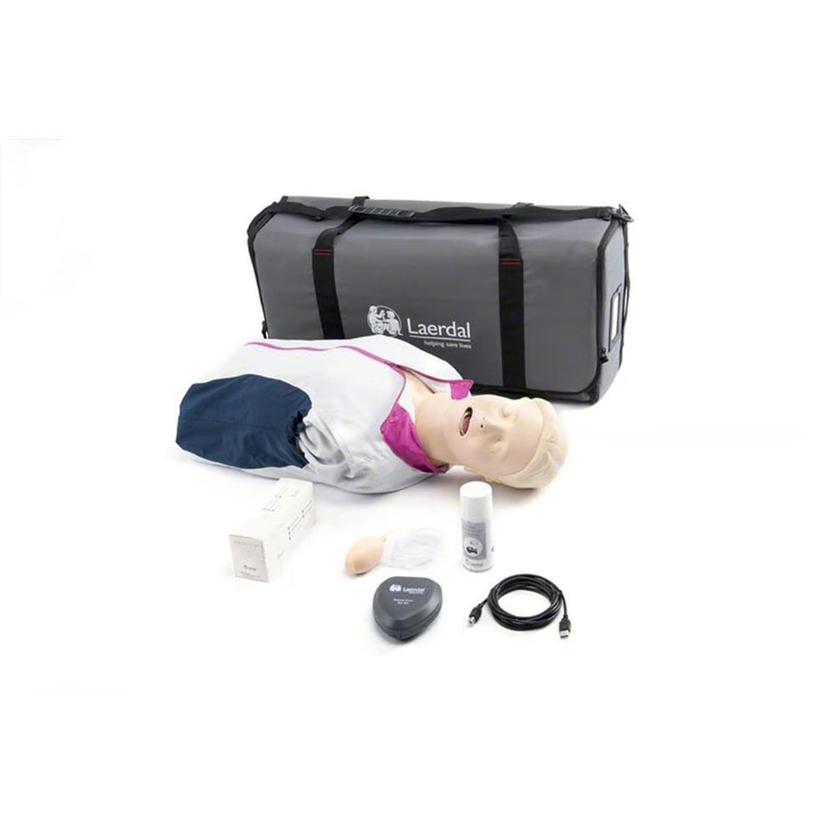 Laerdal Resusci Anne QCPR Torso in Carry Bag 171-00160