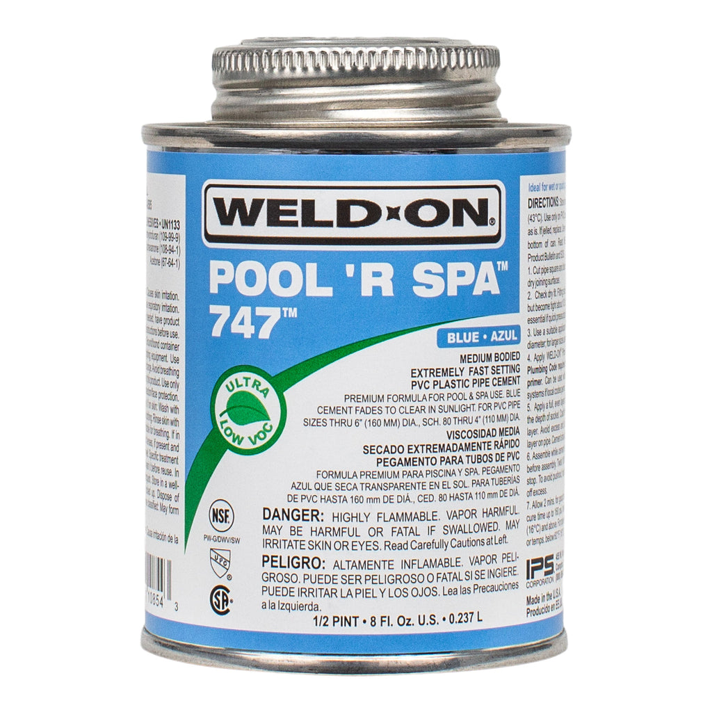 Weld-On PVC Glue - Pool 'R Spa 747