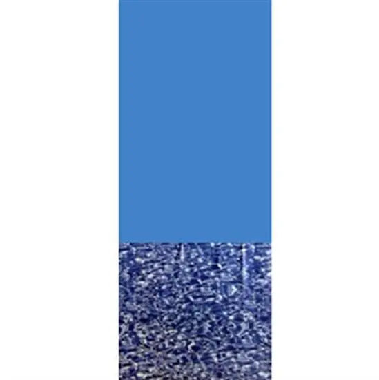 Above-Ground Pool 20 GA. Blue Wall-Swirl Bottom Overlap Vinyl Liner- 15’ Round
