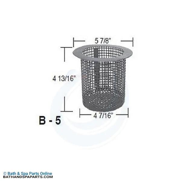 Aladdin Generic Metal Swimquip Skimmer Basket (B-5)