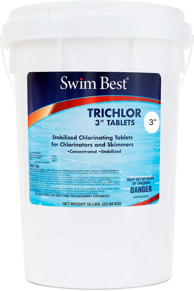 Swim Best 50 Pound Bucket of 3 inch Chlorine tablets