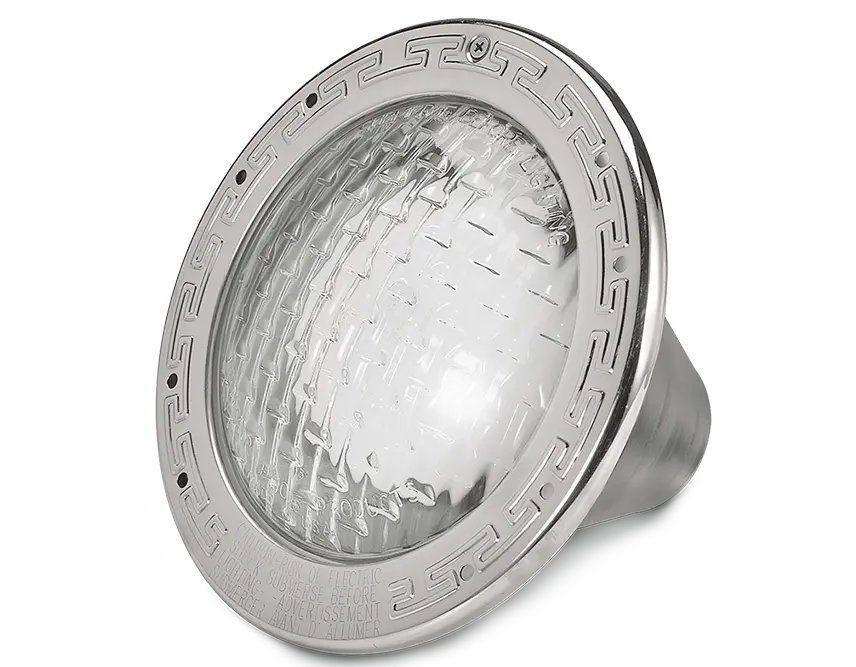 Pentair | 78458100 | Amerlite Underwater Incandescent Lights Stainless Steel Face Ring - 500W 120Volt. 50ft cord.