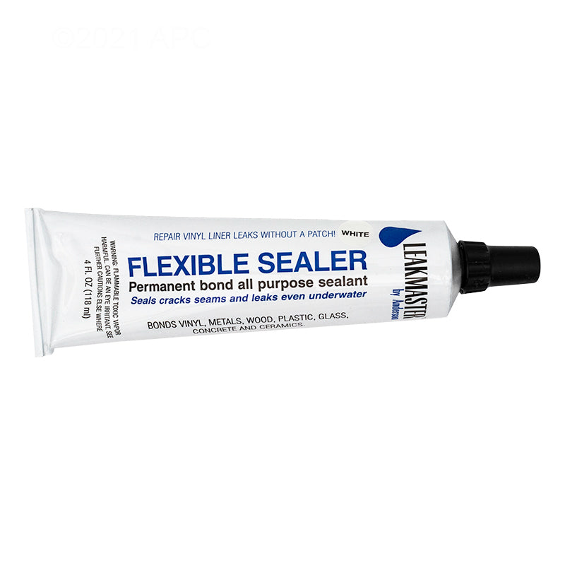Anderson LeakMaster Flexible Pool Repair Sealer White 4 oz