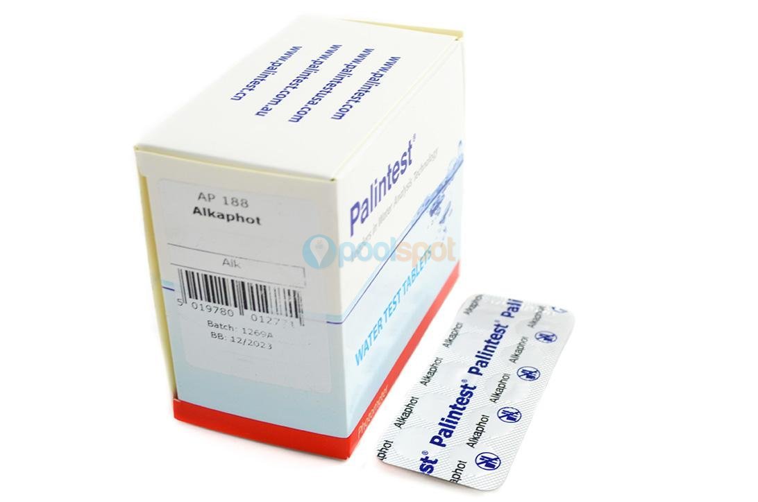 Palintest Total Alkalinity (Alkaphot) - Box of 250 Photometer Test Tablets
