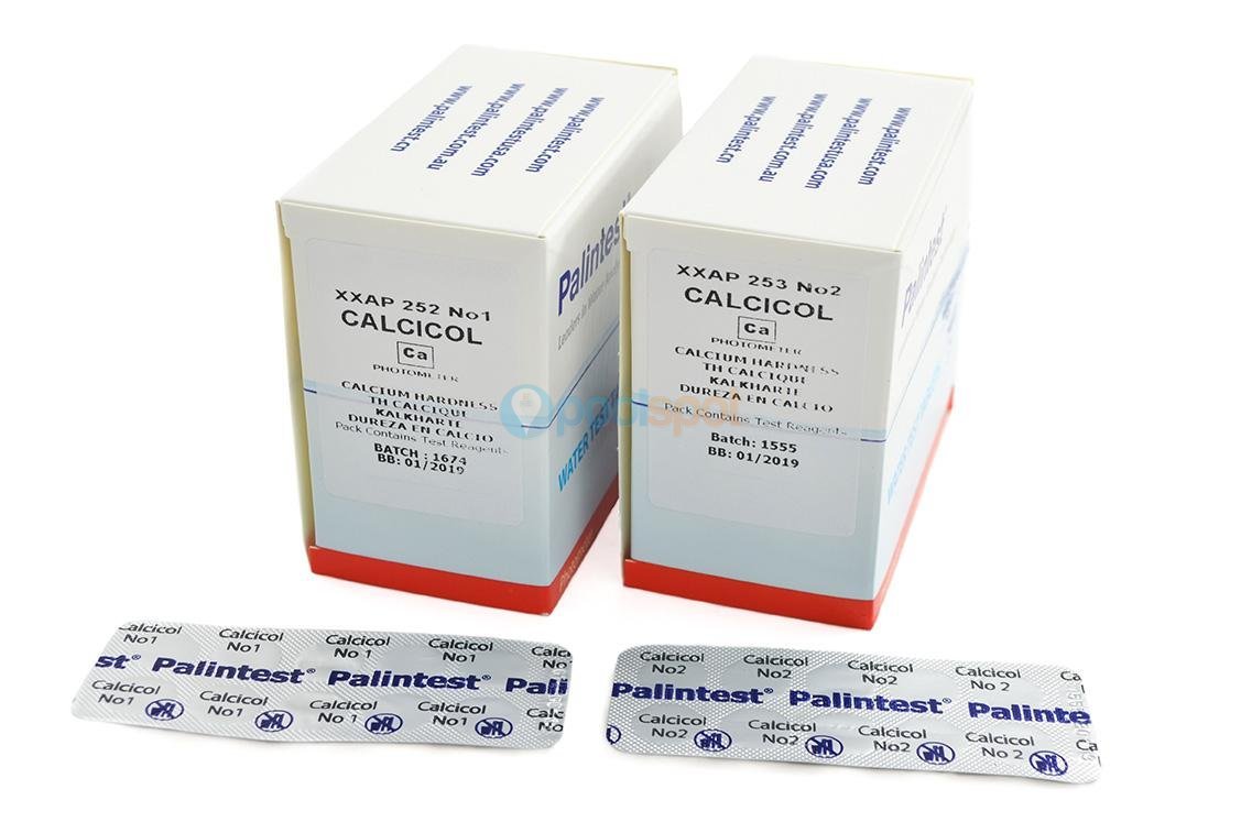 Palintest Calcium Hardness Calcicol (Set of 2) - 2 Box of 250 Photometer Test Tablets