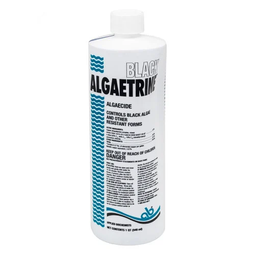 Applied Bio Chemicals 1 Quart Black Algaetrine | Powerful Swimming Pool Algaecide for Black Algae Control | 406303A