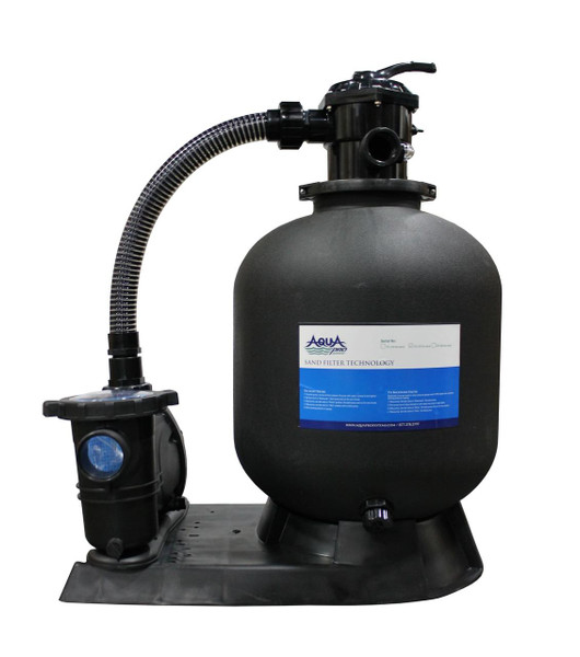 Aqua Pro Clear Water 100lbs Sand Filter System with 1.5 HP Pump