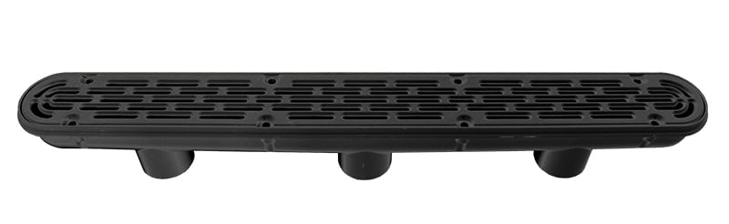 AquaStar 32" Black Channel Drain Flat Grate Anti-Entrapment Suction Outlet Cover