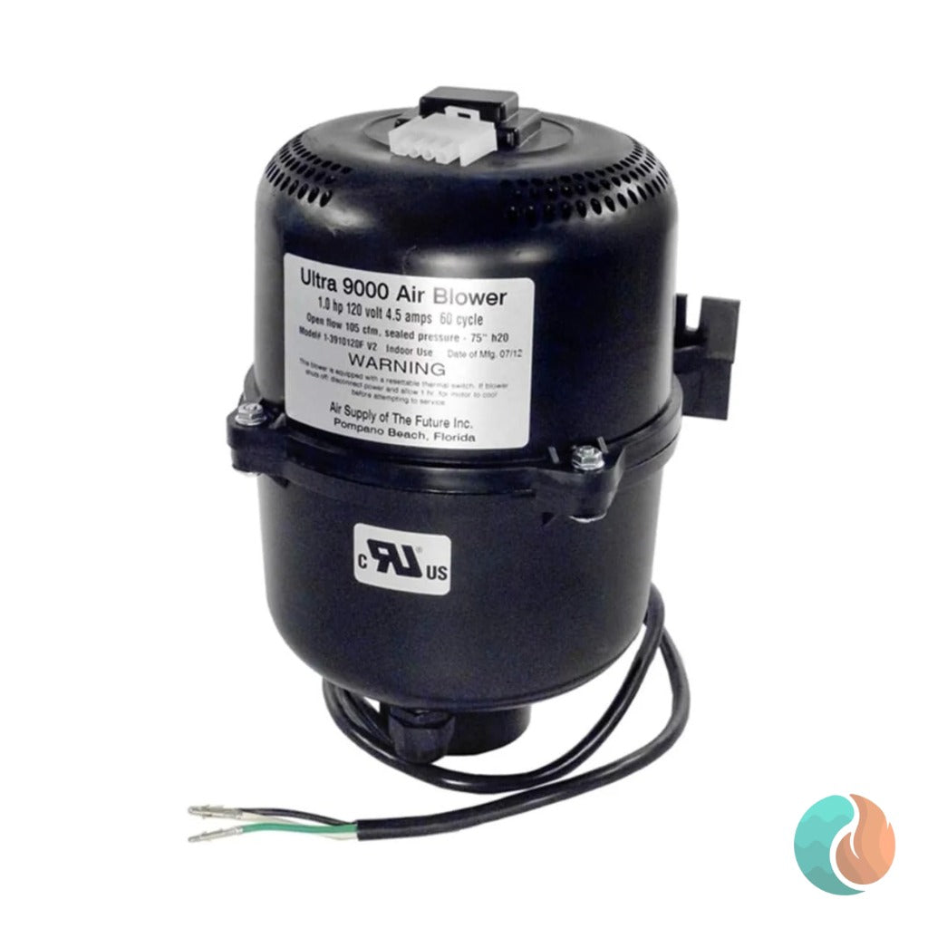 Air Supply Ultra 9000 Spa Air Blower, 1 HP, 120V | 3910131
