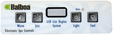 11853 BalboaTopside Overlay, ICON15, Lite Duplex, LCD