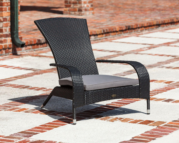 Black Coconino Wicker Chair