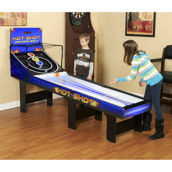 Hot Shot 8-ft Roll Hop and Score Arcade Game Table