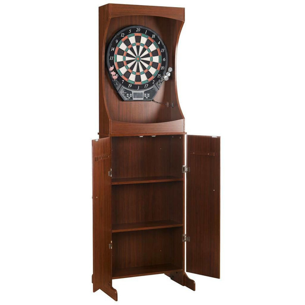 Outlaw Free Standing Dartboard & Cabinet Set
