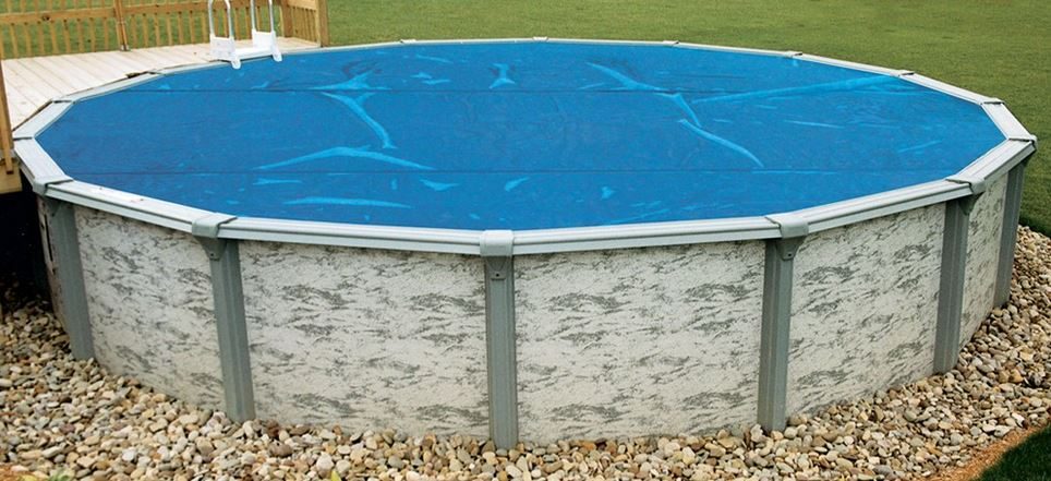 Blue Wave Above-Ground 12 ft. Round Blue Solar Blanket, 8 mil, 3 Year Warranty (NS100)