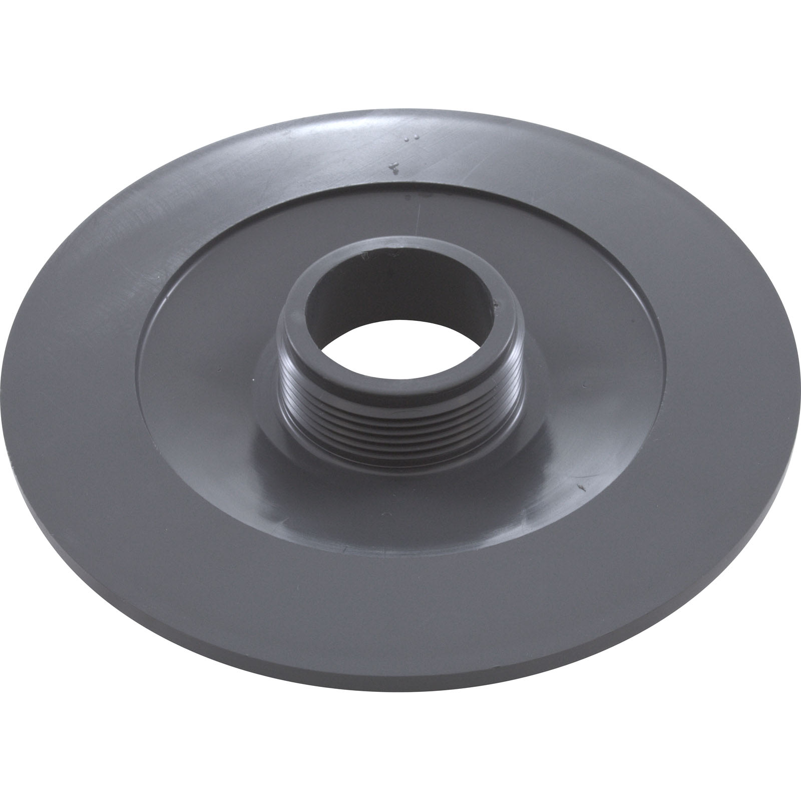 AquaStar 1.5" MPT 6" Sumpless Bulkhead Adapter, Dark Gray