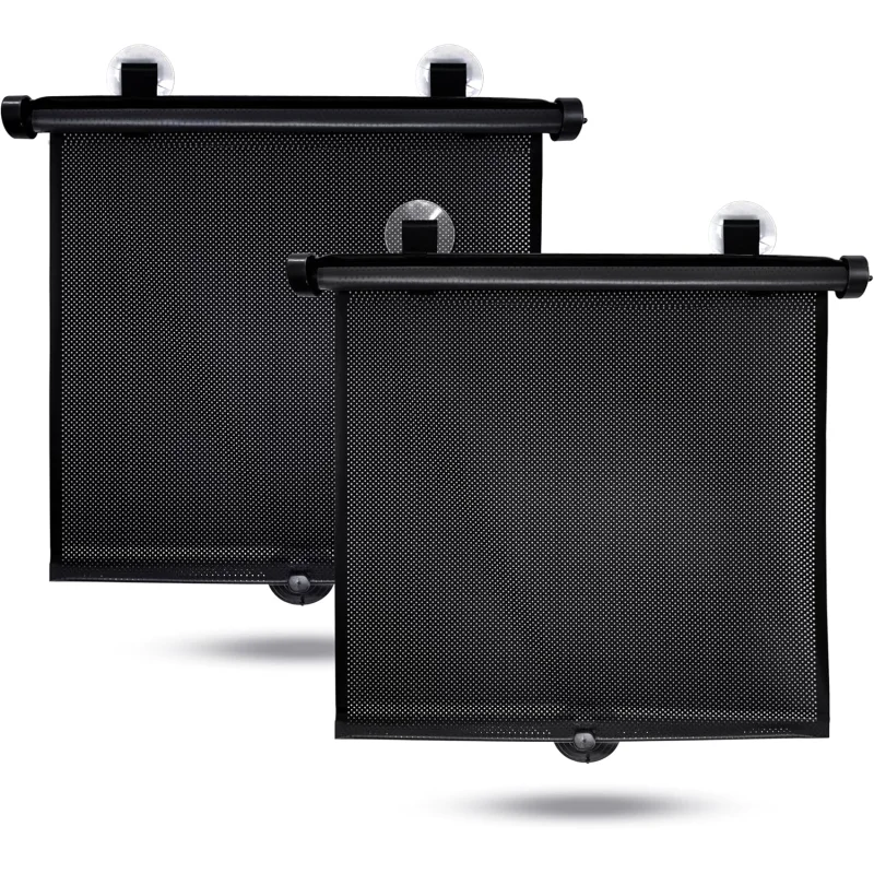 Car Window Shades for Baby 2 Pack (15"x17") | EcoNour