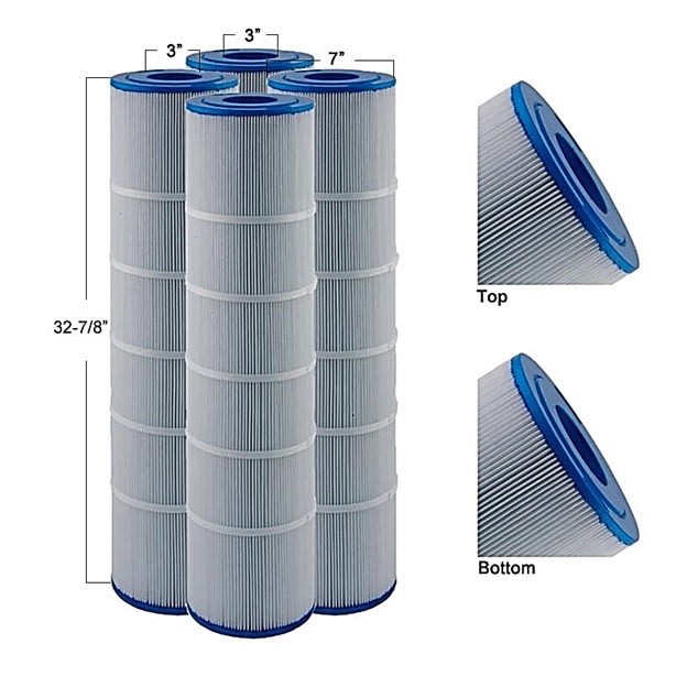 Pleatco 125 SQFT Filter Cartridge, Super-Star-Clear C5000 SwimClear C5020 Pack of 4 Cartridges