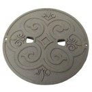 Casa Newport Skimmer Lid Replacement, Plastic, Stone Color, 9.9 Inch (20-01022)