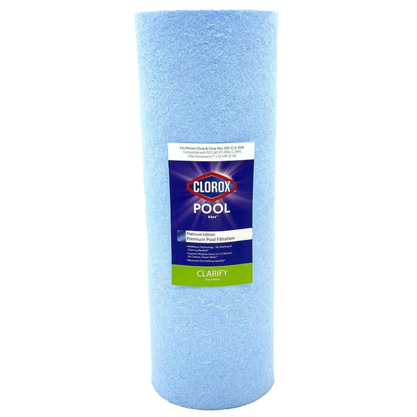 20-1/16 X 7 Clorox Platinum Edition Premium Pool Filter | Replacement for Pentair Clean & Clear Plus 320, Unicel C-7470, Pleatco PCC-80, Filbur FC-1976