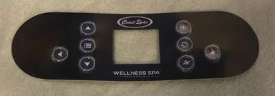 Coast Spas TVS 8 Button Overlay 773-4401