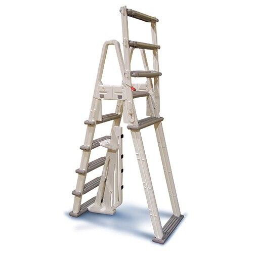 A- Frame Above Ground Pool Adjustable Ladder Confer Plastics 7000