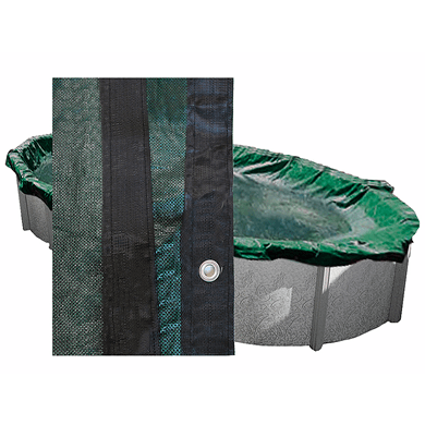 PoolTux 18'x34' Mesh Oval Winter Cover