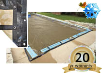 PoolTux 24'x40' Solid, Rectangle Winter Cover, 20 Yr. Emperor Warranty