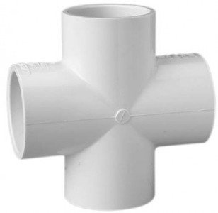 Lasco 2" SCH40 Cross Slip x Slip x Slip x Slip, 420-020