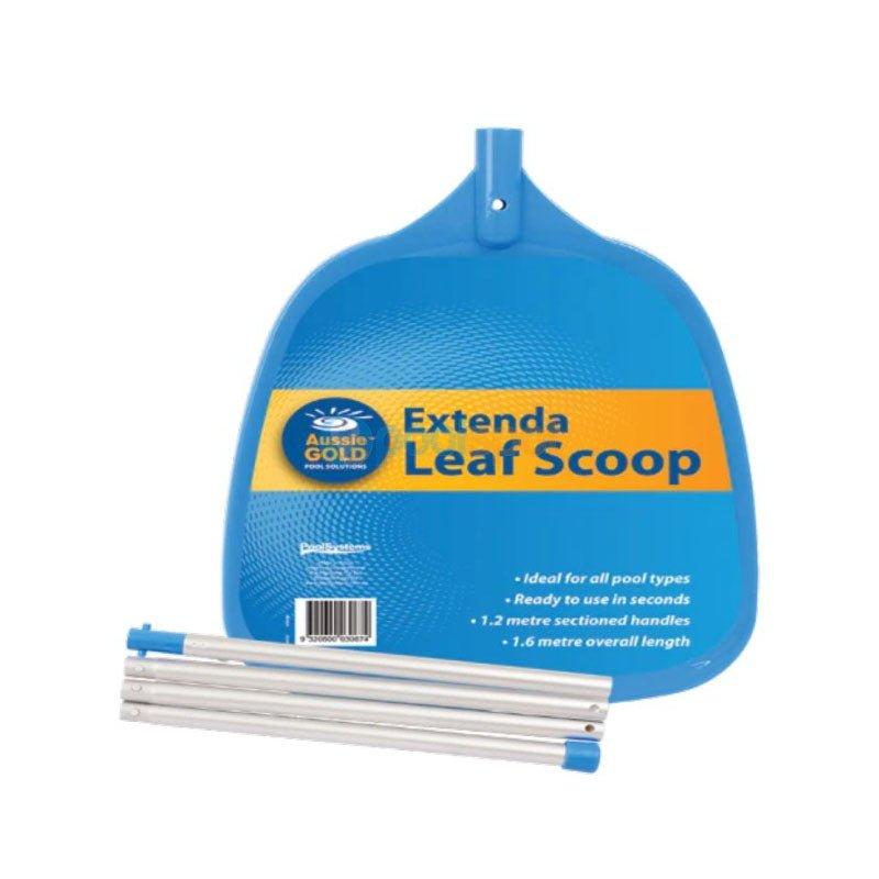 Leaf Scoop w/ 3 Stage Telescopic Handle (suits spas and above ground pools) - Aussie Gold