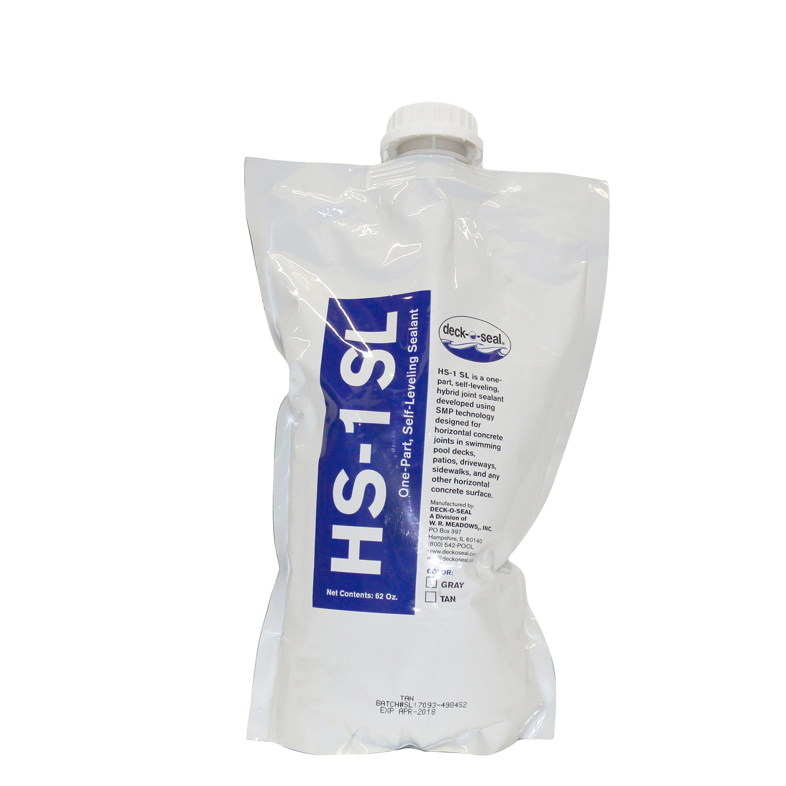Deck-O-Seal 32 Oz. HS-1 SL One-Part Self-Leveling Hybrid Joint Sealant, Gray
