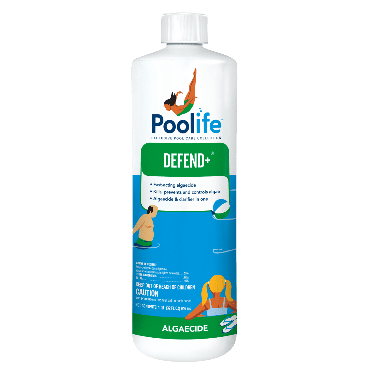 Poolife Defend Plus Algaecide 1 qt.