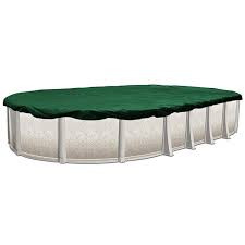 Cool Covers 16'x32' Oval Solid Above-Ground Winter Cover, 10101935AU