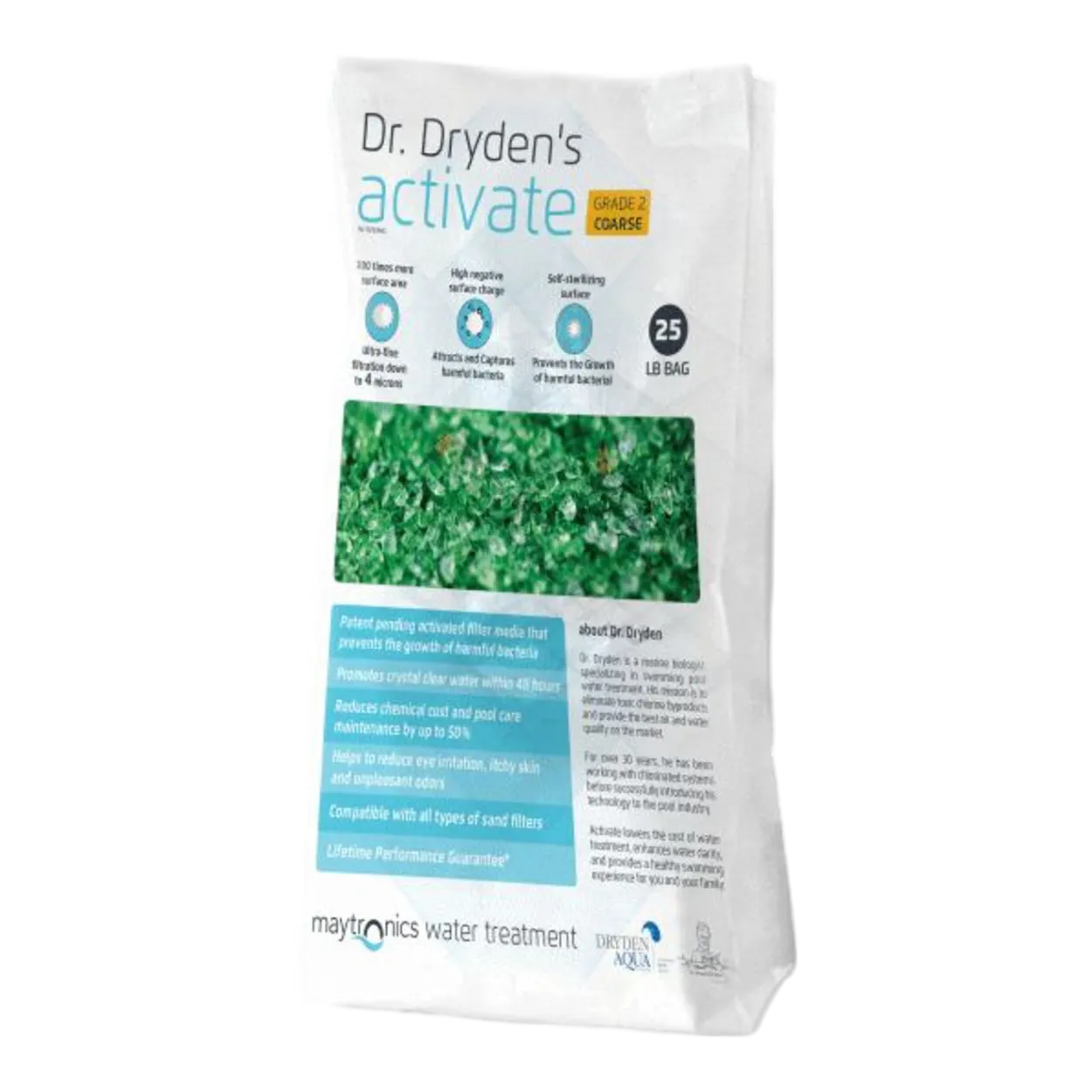 Dr. Drydens Activate Glass Media - Grade 2 - Coarse